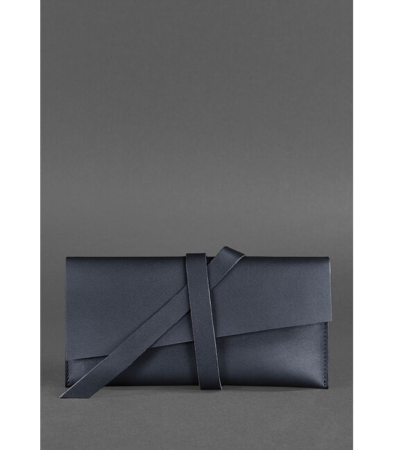 Кожаный тревел-кейс Voyager 1.2 темно-синий фото, картинка, изображение