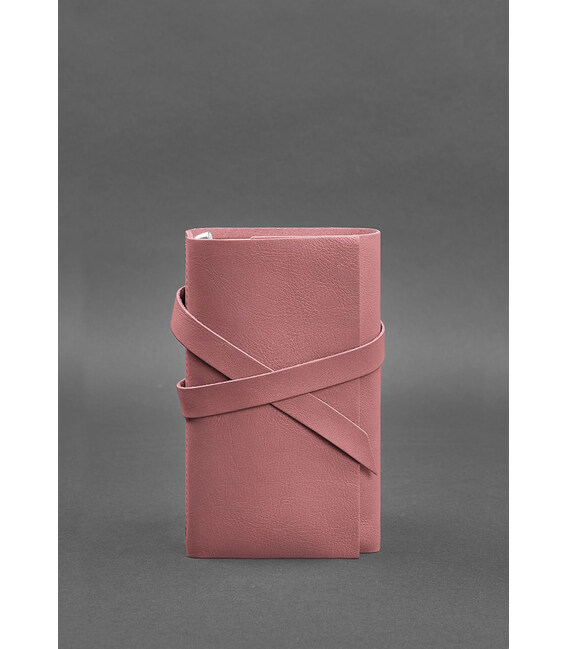 Жіночий шкіряний блокнот (Софт-бук) 1.0 Рожевий картинка, зображення, фото