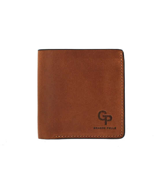 Портмоне Lettera з монетницею, теракот Grande Pelle 537123 картинка, зображення, фото