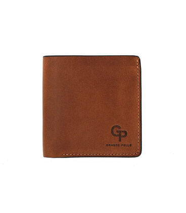 Портмоне Lettera з монетницею, теракот Grande Pelle 537123 фото, картинка, изображение