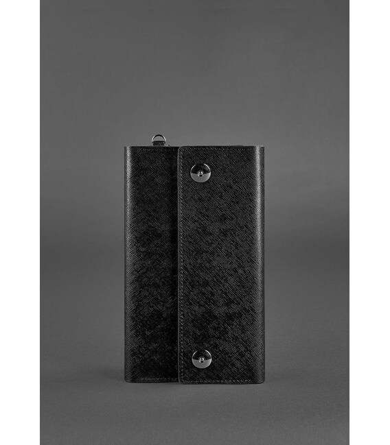 Кожаный клатч-органайзер (Тревел-кейс) 5.0 черный Blackwood фото, картинка, изображение