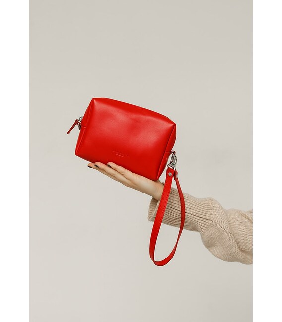 Шкіряна косметичка-несесер 3.0 Червона картинка, зображення, фото