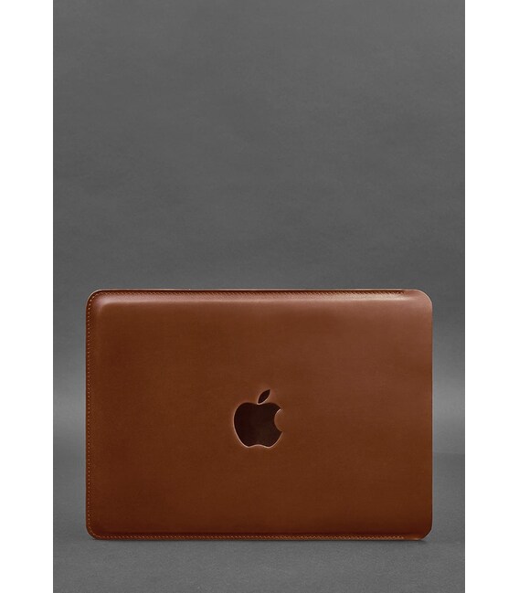 Шкіряний чохол для MacBook 13 дюйм Світло-коричневий Crazy Horse картинка, зображення, фото