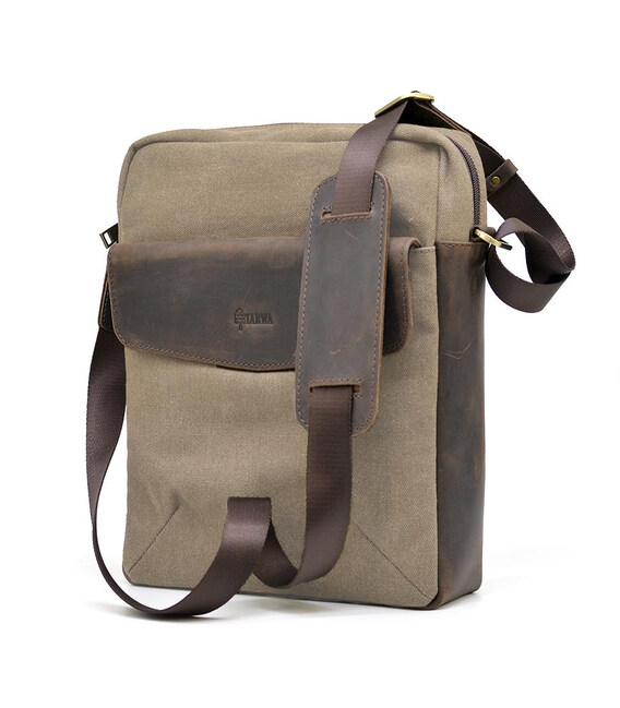 Чоловіча сумка з канвасу через плече TARWA RSc-1810-4lx фото, картинка, изображение