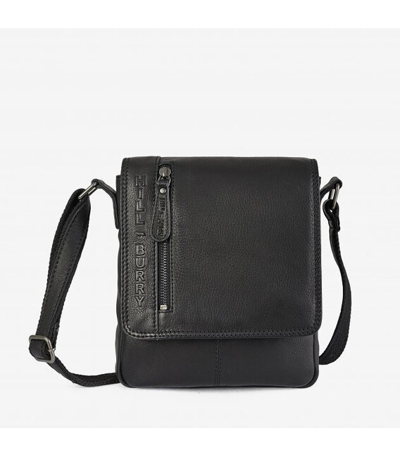 Чоловіча сумка через плече HILL BURRY HB6154RA чорна фото, картинка, изображение