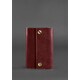 Шкіряний блокнот (Софт-бук) 5.0 бордовий картинка, зображення, фото