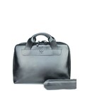 Кожаная деловая сумка Attache Briefcase черный фото, картинка, изображение