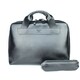 Кожаная деловая сумка Attache Briefcase черный фото
