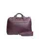 Кожаная деловая сумка Attache Briefcase бордовый флотар фото