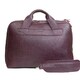Кожаная деловая сумка Attache Briefcase бордовый флотар фото