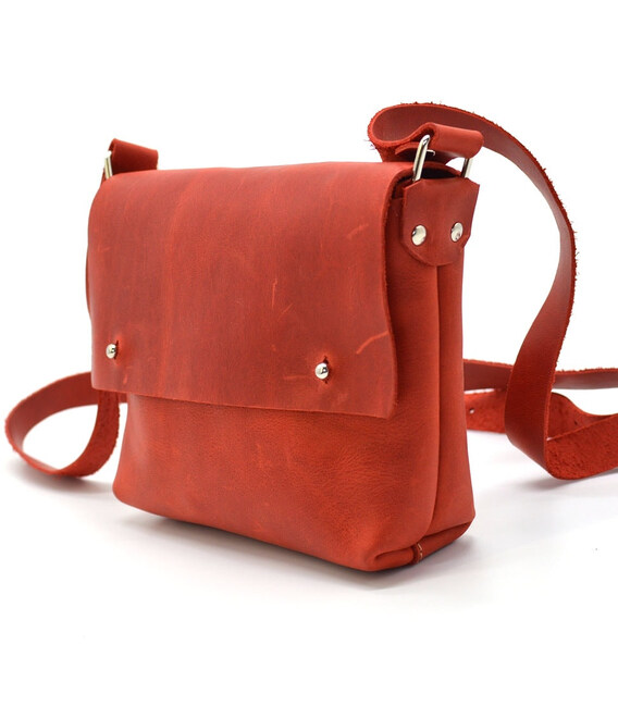 Жіноча невелика сумка через плече TARWA RR-8077-3md червона картинка, зображення, фото