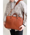 Кожаная деловая сумка Briefcase 2.0 светло-коричневый картинка, изображение, фото