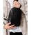 Мужская кожаная сумка Chest bag черная картинка, изображение, фото