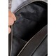 Мужская кожаная сумка Chest bag черная фото