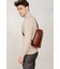 Чоловіча шкіряна сумка Chest bag світло-коричнева картинка, зображення, фото