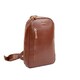 Мужская кожаная сумка Chest bag светло-коричневая фото