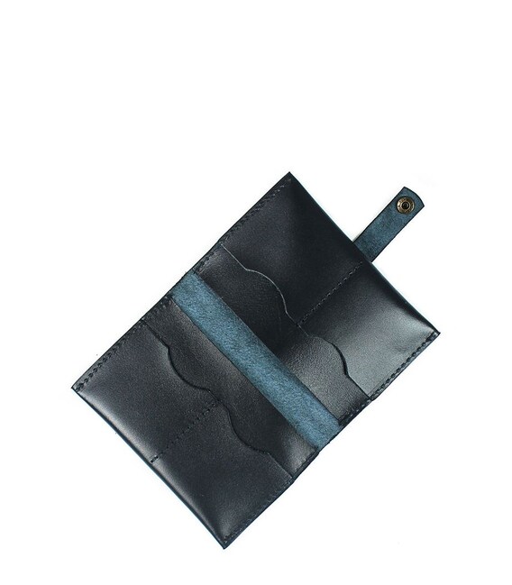 Шкіряна документниця синя картинка, зображення, фото