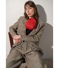 Кожаная женская мини-сумка Kroha красная флотар картинка, изображение, фото