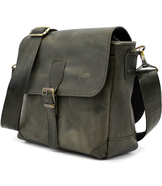 Сумка планшет через плече шкіряна коричнева RC-1309-3md TARWA картинка, зображення, фото