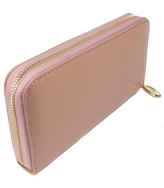 Шкіряний жіночий гаманець пудровий Firenze 77960 картинка, зображення, фото