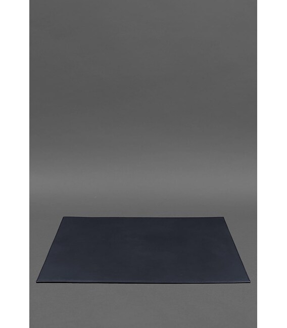 Накладка на стол руководителя - Кожаный бювар 1.0 Темно-синий фото, картинка, изображение