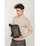 Кожаный мужской рюкзак (сумка-слинг) на одно плечо Chest Bag черный картинка, изображение, фото