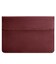 Кожаный чехол-конверт на магнитах для MacBook 15-16 дюйм Бордовый Crazy Horse фото, картинка, изображение