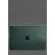 Шкіряний чохол-конверт на магнітах для MacBook 15-16 дюйм Зелений Crazy Horse картинка, зображення, фото