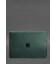 Кожаный чехол-конверт на магнитах для MacBook 13 Зеленый Crazy Horse фото, картинка, изображение