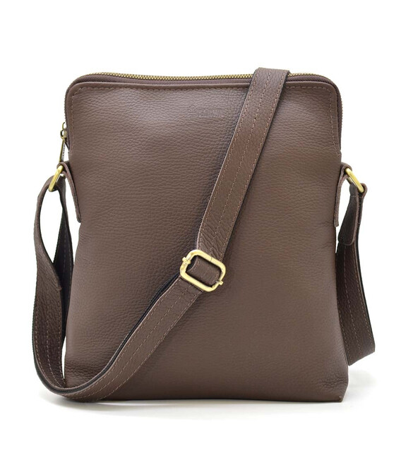 Чоловіча сумка через плече шкіра коричневий флотар FC-1048-3md TARWA фото, картинка, изображение