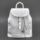 Шкіряний жіночий рюкзак Олсен білий картинка, зображення, фото