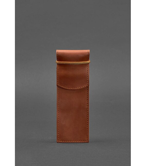 Шкіряний чохол для ручок 1.0 світло-коричневий Crazy Horse картинка, зображення, фото