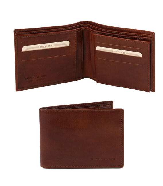 Ексклюзивний чоловічий потрійний шкіряний гаманець Tuscany TL140817 картинка, зображення, фото