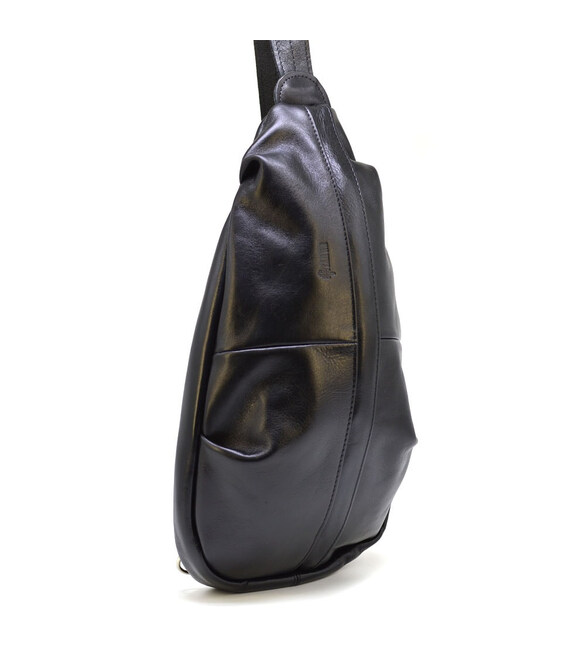 Збільшений рюкзак-слінг на одне плече із натуральної шкіри TARWA Govard GA-0705-3mdL фото, картинка, изображение