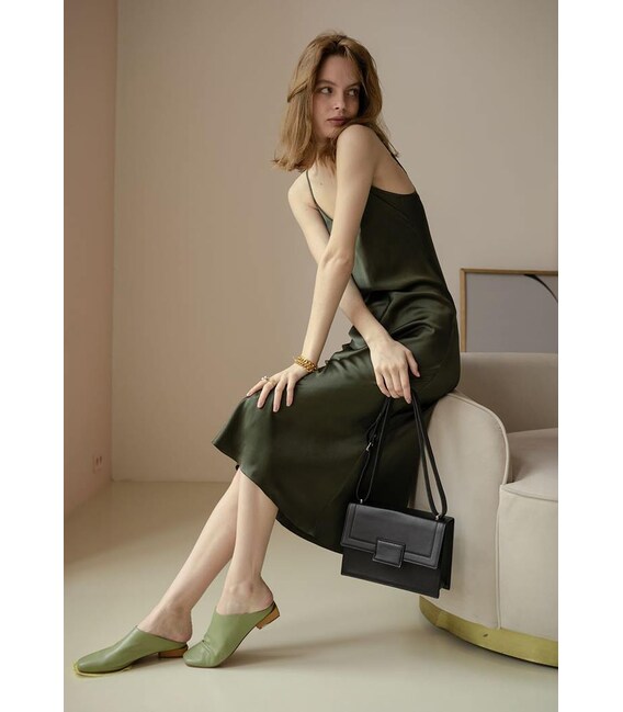 Женская кожаная сумка Kelly черная фото, картинка, изображение