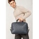Шкіряна ділова сумка Briefcase 2.0 синій Флотар картинка, зображення, фото