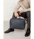 Кожаная деловая сумка Briefcase 2.0 синий Флотар фото, картинка, изображение