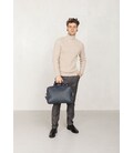 Кожаная деловая сумка Briefcase 2.0 синий Флотар фото, картинка, изображение