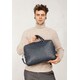 Кожаная деловая сумка Briefcase 2.0 синий Флотар фото