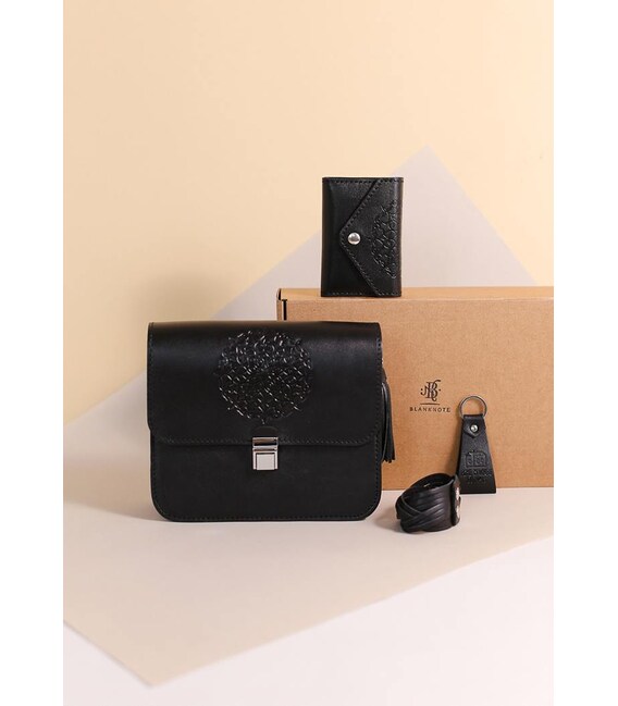 Жіночий подарунковий набір шкіряних аксесуарів Денвер картинка, зображення, фото