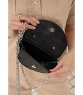 Женская кожаная мини-сумка Сhris micro черная фото, картинка, изображение