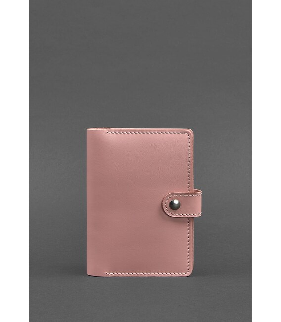 Шкіряна обкладинка для паспорта 3.0 рожева картинка, зображення, фото