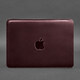 Шкіряний чохол для MacBook 14 дюйм Бордовий Crazy Horse картинка, зображення, фото