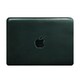 Кожаный чехол для MacBook 14 дюйм Зеленый Crazy Horse фото