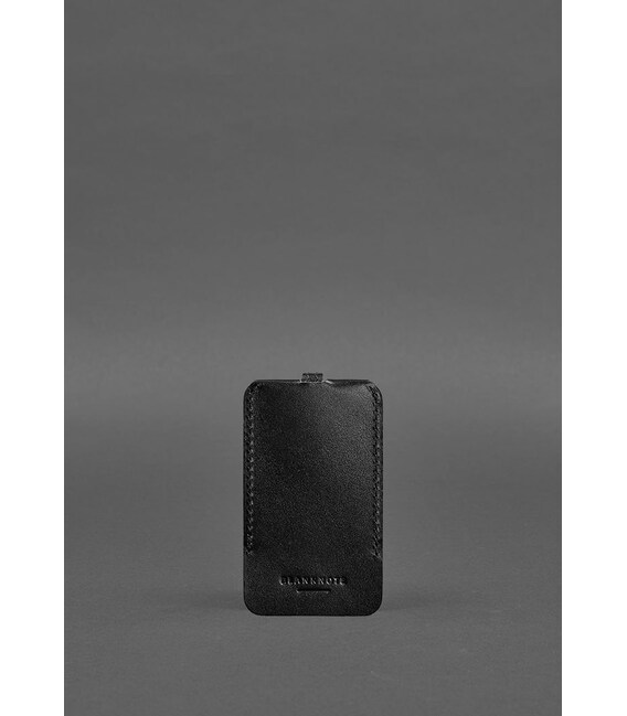 Кожаная ключница 1.0 черная Краст фото, картинка, изображение