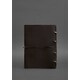 Кожаный блокнот А4 на кольцах (софт-бук) 9.0 в мягкой обложке коричневый фото