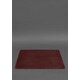 Набір для робочого столу із натуральної шкіри 1.0 бордовий Crazy Horse картинка, зображення, фото