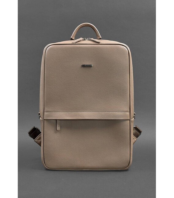 Світло-бежевий шкіряний жіночий рюкзак Foster 1.0 картинка, зображення, фото