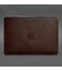 Чохол із натуральної шкіри для MacBook 13 дюйм Бордовий картинка, зображення, фото