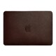 Чохол із натуральної шкіри для MacBook 13 дюйм Бордовий картинка, зображення, фото